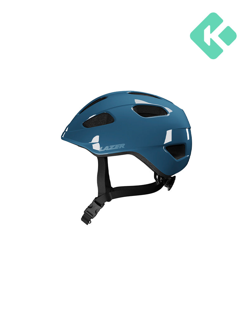 Lazer Nutz 2.0 KinetiCore Kids Helmet - Steel Blue