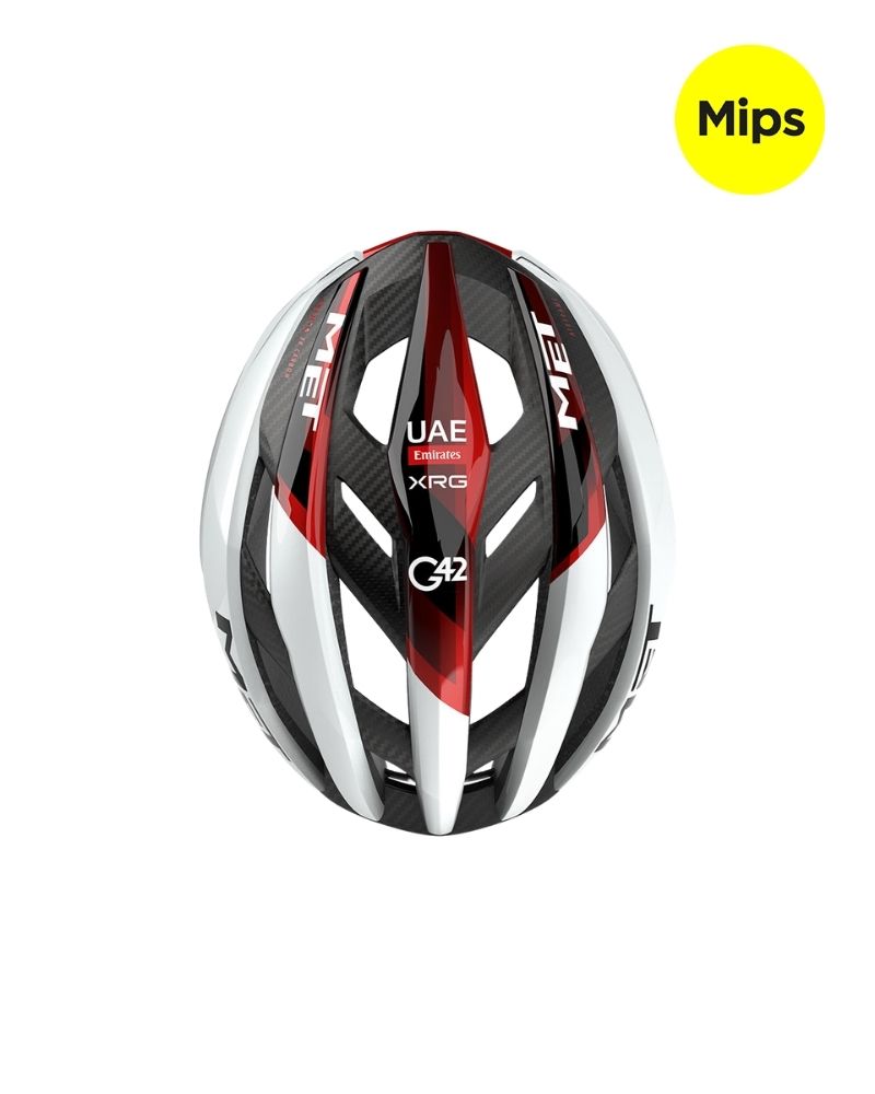 MET Trenta 3K Carbon MIPS Road Helmet - UAE Team Emirates XRG 2026 Edition