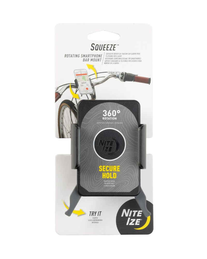 Nite Ize Squeeze Rotating Smartphone Bar Mount