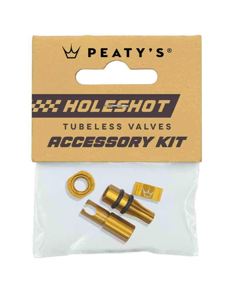 Peaty's HoleShot Fast Flow Tubeless Valve Accessory Kit