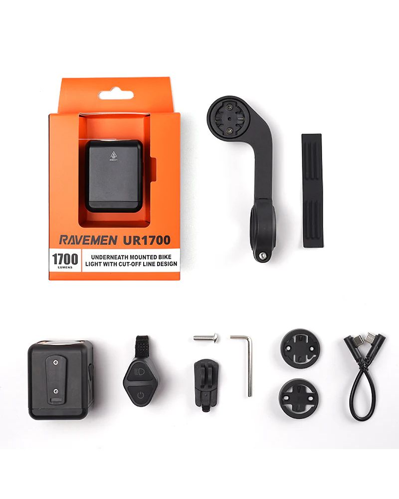 Ravemen UR1700 USB Rechargeable Front Light