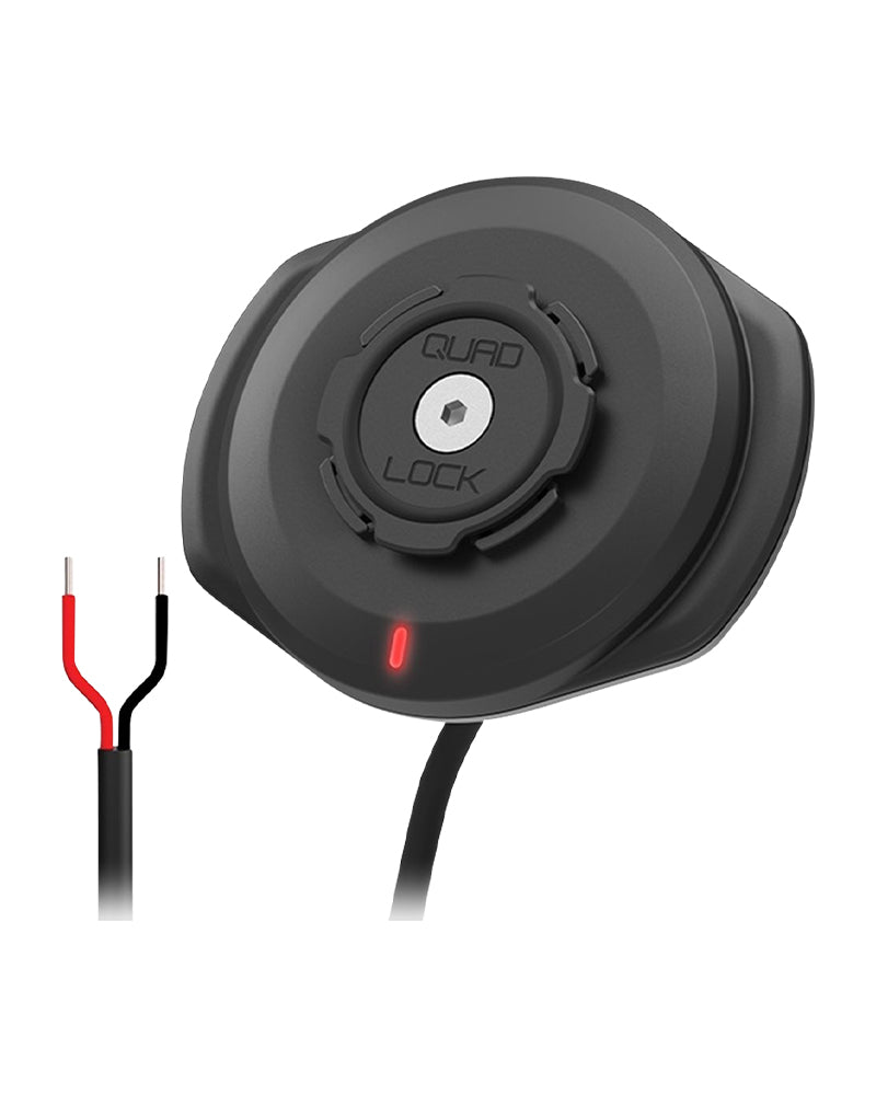 Quad Lock Motorcycle Weatherproof Wireless Charging Head 12V-24V