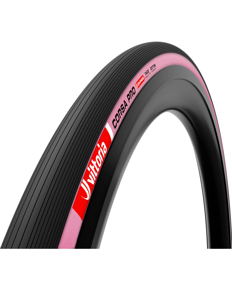 Vittoria Corsa Pro TLR Road Tyre – Limited Edition Pink