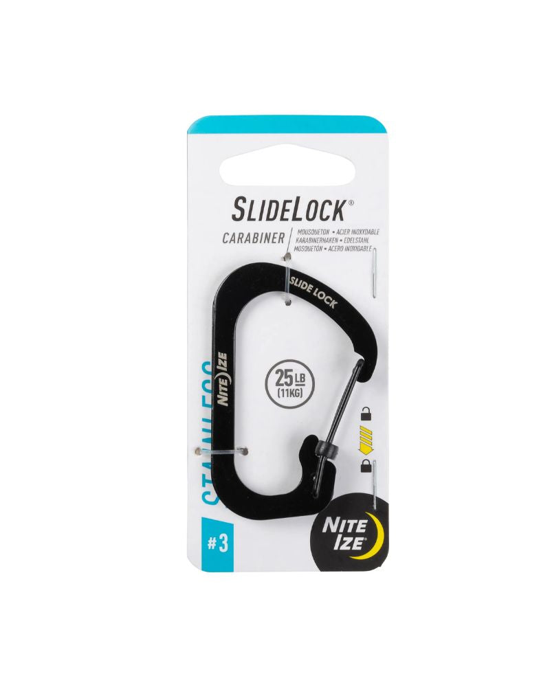 Nite Ize SlideLock® Stainless Steel Carabiner - Single pack