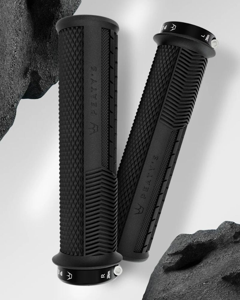 Peaty's Monarch Lock On Handlebar Grips V2 - Knurl