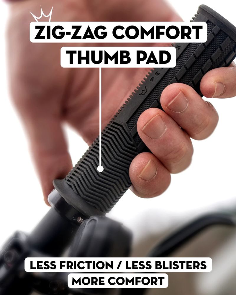 Peaty's Monarch Lock On Handlebar Grips V2 - Mushroom