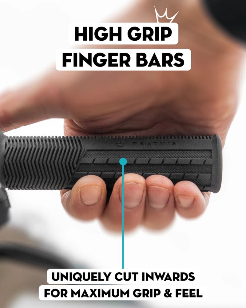 Peaty's Monarch Lock On Handlebar Grips V2 - Mushroom